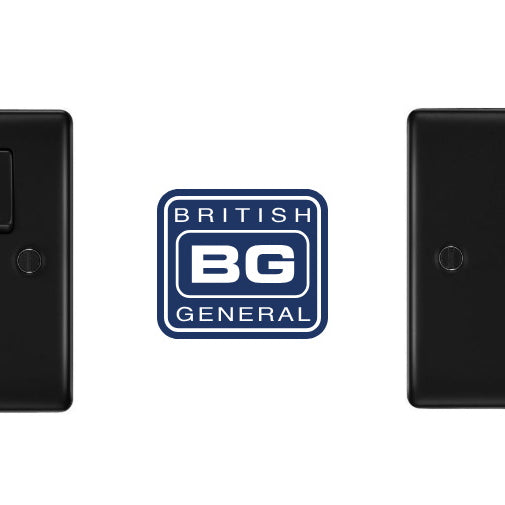Elevate Your Home Aesthetic with BG's Stylish Matt Black Switches and Sockets