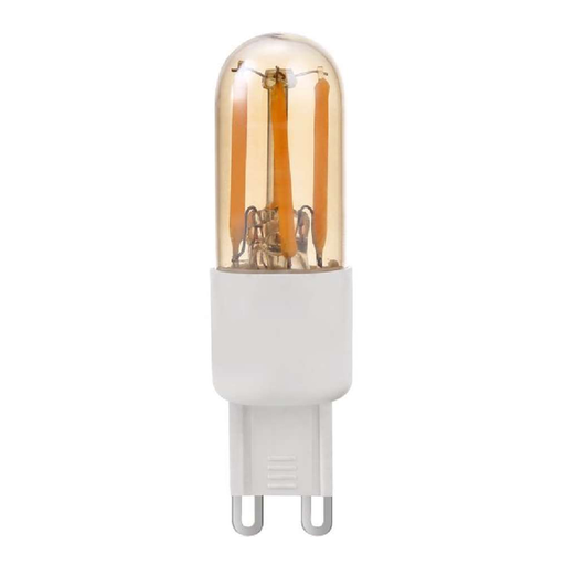 Casell 3w LED G9 Filament Bulb - Amber - Dimmable LED G9 Capsule Bulbs Casell - Sparks Warehouse