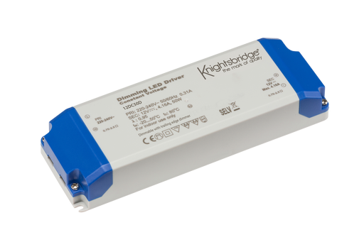 Knightsbridge 12DC50D IP20 12V 50W DC Dimmable LED Driver - Constant Voltage Transformers & Drivers Knightsbridge - Sparks Warehouse