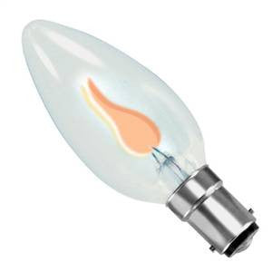 Flicker Flame Candle Bulb 3W SBC / B15 - Casell - sparks-warehouse