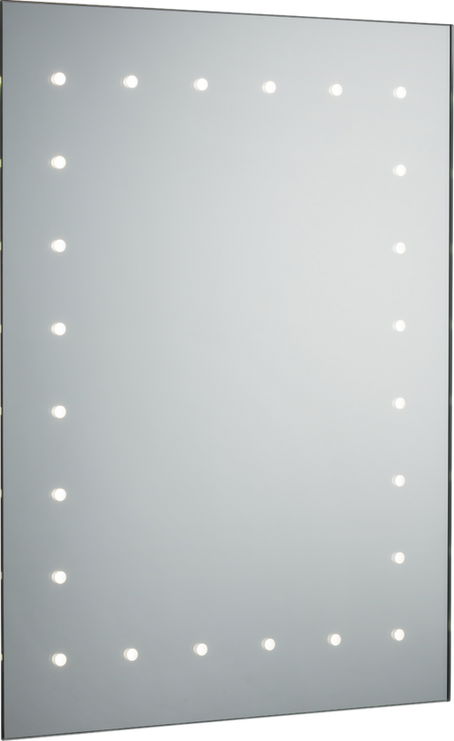 Knightsbridge MLC6045SD 230V IP44 600 x 450mm LED Bathroom Mirror with Demister, Shaver Socket and Motion Sensor Mirrors & Mirror Lighting Knightsbridge - Sparks Warehouse
