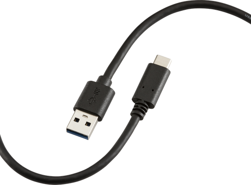 Knightsbridge AVAC15 1.5m 60W USB-A to USB-C Cable - Black Cable Knightsbridge - Sparks Warehouse
