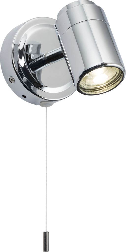 Knightsbridge BA03S1C IP44 GU10 Single Switched Spotlight - Chrome Ceiling Light Knightsbridge - Sparks Warehouse