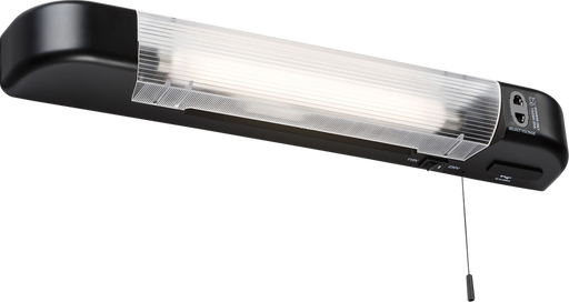 Knightsbridge SL6USBMB 230V IP20 6W LED Shaver Light with Dual USB Charger - Matt Black ML Knightsbridge - Sparks Warehouse