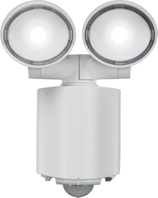 Knightsbridge FL16AW IP44 Twin LED Spot White Security Light with PIR Floodlight Knightsbridge - Sparks Warehouse
