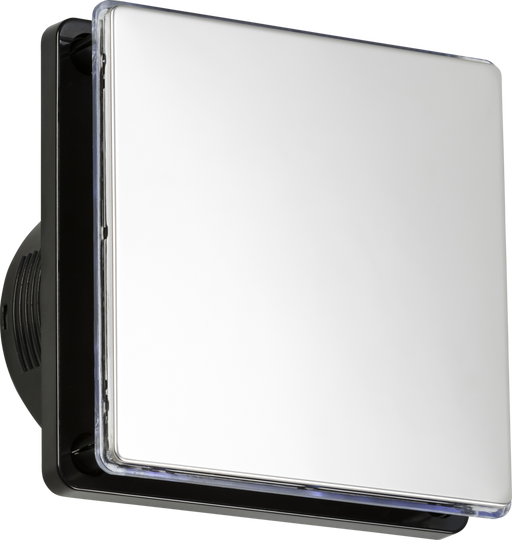 Knightsbridge 100mm/4" LED Backlit Extractor Fan with Overrun Timer - Polished Chrome Extractor Fan Knightsbridge - Sparks Warehouse