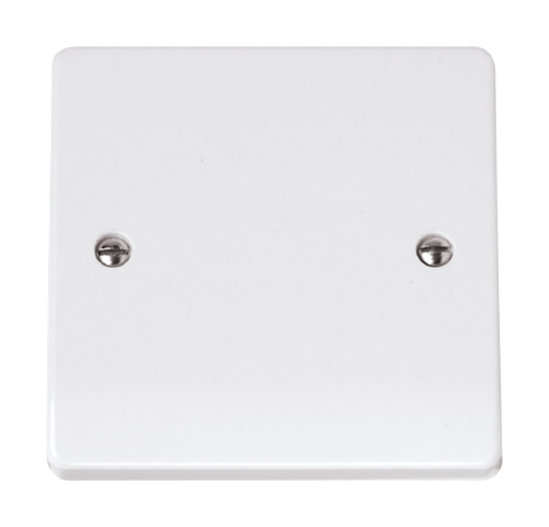 Scolmore CCA060 - 1 Gang Blank Plate Essentials Scolmore - Sparks Warehouse