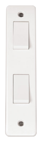 Scolmore CMA172 - 10AX 2 Gang 2 Way Architrave Switch MODE Accessories Scolmore - Sparks Warehouse