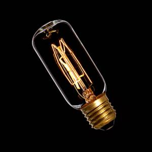 240 volts 33 watt E27 T38X110mm Clear Tubular Lamp Decorative Filament - 3000 Hours Life - Casell Antique Filament Bulbs Casell - Sparks Warehouse