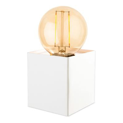 Firstlight 5926WH Richmond Table Lamp with LED Vintage Filament Lamp - White - Firstlight - Sparks Warehouse
