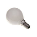 Golf Ball 25w E14/SES 240v White Light Bulb - 45mm