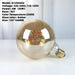Large Globe Decorative LED Filament Bulb With Curved Letters Filament LED Light Bulbs Sparks Warehouse - Sparks Warehouse