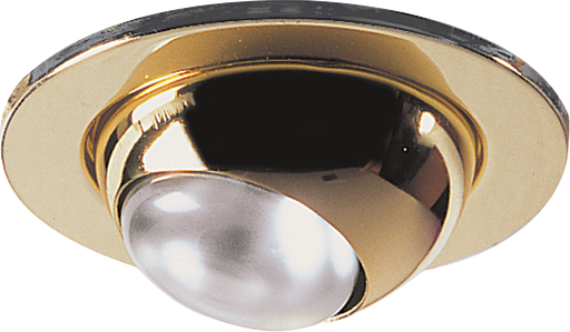 Knightsbridge ME04B MAINS 240V Eyeball (R50) - Brass Recessed Spot Lights Knightsbridge - Sparks Warehouse