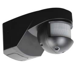 Knightsbridge OS001B IP55 200° professional outdoor motion Sensor - Black PIR Sensor Knightsbridge - Sparks Warehouse
