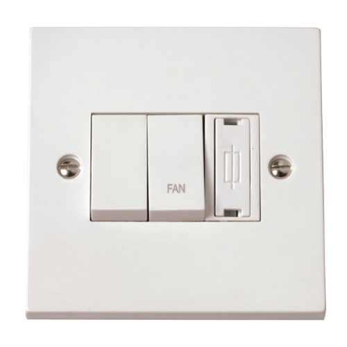 Scolmore PRW291 - 3A Fused Connection Unit Module, DP Switch & DP Fan Switch (Linked) Polar Accessories Scolmore - Sparks Warehouse