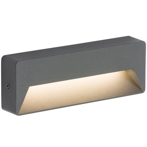 Knightsbridge RWL5A 230V IP54 5W LED Wall / Guide light - Anthracite Outdoor Lighting Knightsbridge - Sparks Warehouse