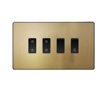 Prise Électrique Simple BG Electricals Evolve – 13A – Noir Mat – Sans Vis – Installation Facile