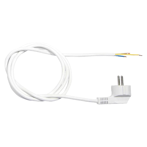 Thorgeon - 19031 SCHUKO Plug Cable 3m, 3?—1.0mm??, 16A 250V~Max:3680W, IP20 White