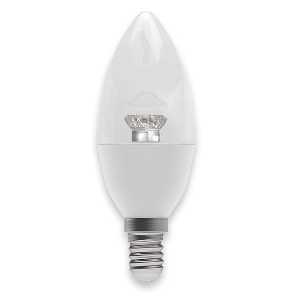 Bell 60564 3.9W LED Candle Clear - SES 2700K 470lm