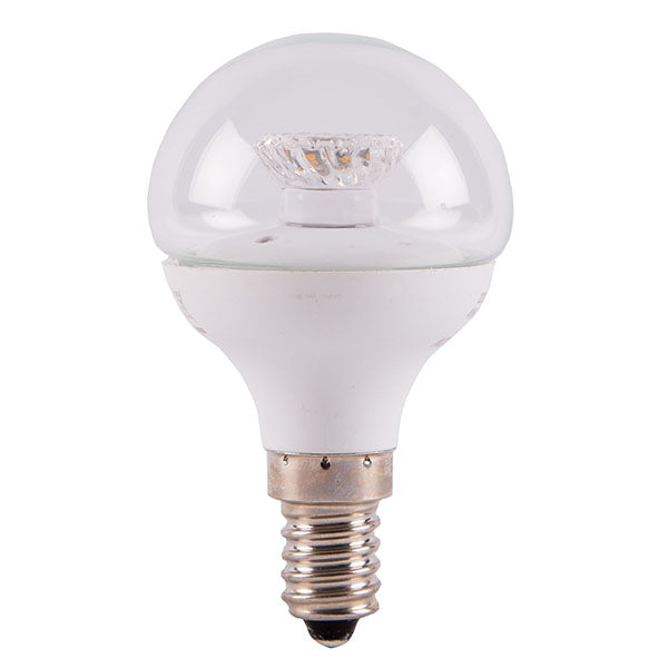 Bell 60524 2.1W LED 45mm Round Ball Clear - SES, 2700K 250lm