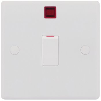 Selectric Smooth 1 Gang 20A DP Switch with Neon