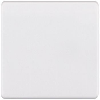 Selectric 5M-Plus Matt White 1 Gang Blank Plate
