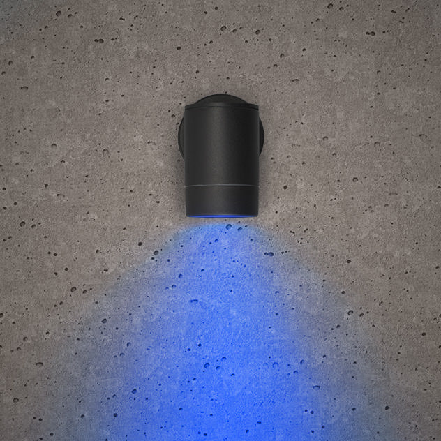 Bell 10337 Luna GU10 Wall Light - Fixed Single, Black, IP65