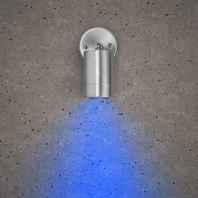 Bell 10340 Luna GU10 Wall Light - Adjustable, Stainless Steel, IP65