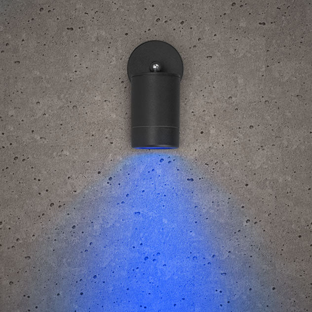 Bell 10341 Luna GU10 Wall Light - Adjustable, Black, IP65