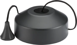1-way 10-150W (5-100W LED) Trailing edge pull cord dimmer switch - anthracite Knightsbridge - Easy Control Gear