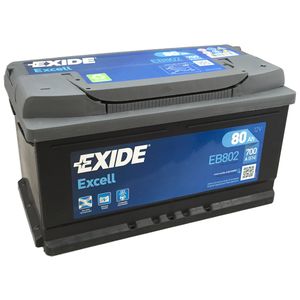 EXIDE EB802 EXCELL CAR BATTERY 110SE