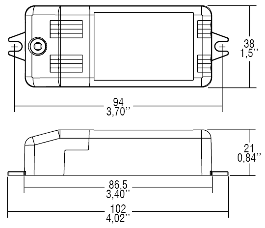 TCI MICRO MD 350 Electronic LED Driver - 127040