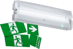 230V IP65 3W LED Emergency Bulkhead Maintained/Non- Maintained