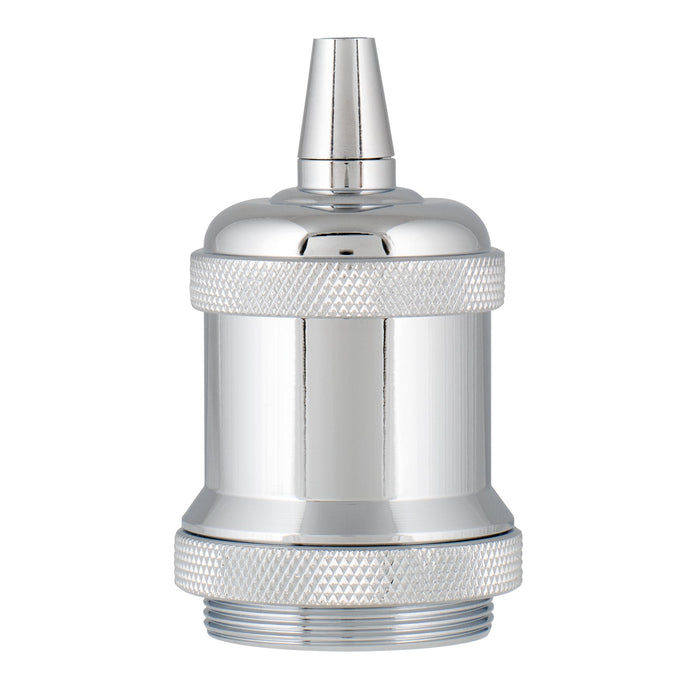 Bailey 139694 - Retro Lampholder Alu E27 Compl. Chrome Bailey Bailey - The Lamp Company