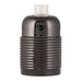 Bailey 139697 - Lampholder Metal Screw E27 Black Bailey Bailey - The Lamp Company