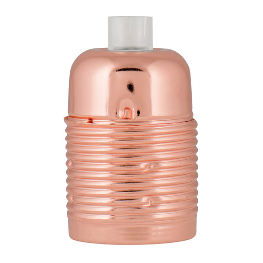 Bailey 139699 - Lampholder Metal Screw E27 Copper Bailey Bailey - The Lamp Company