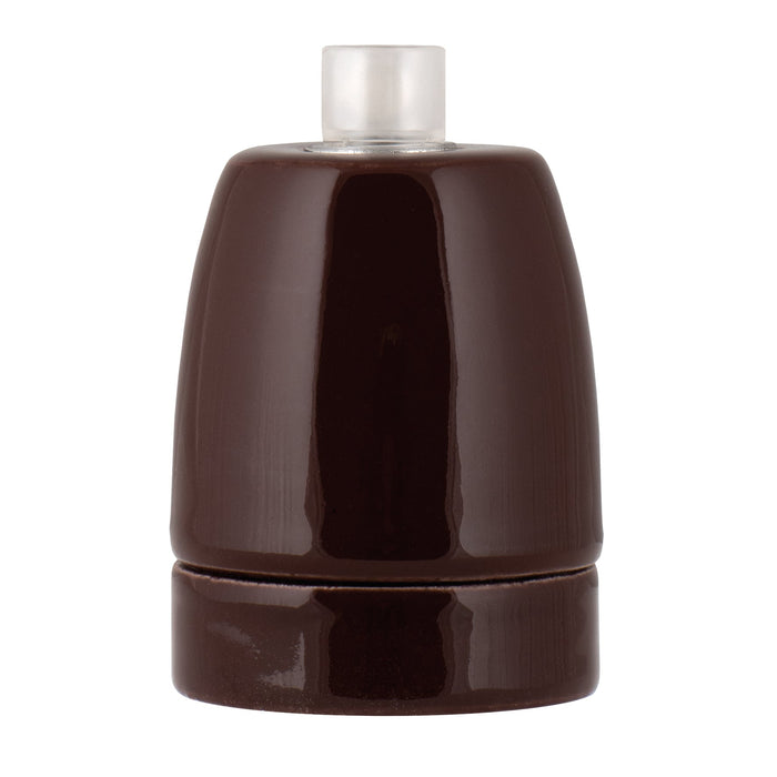 Bailey 139705 - Lampholder Porcelain E27 Brown Bailey Bailey - The Lamp Company
