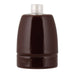 Bailey 139705 - Lampholder Porcelain E27 Brown Bailey Bailey - The Lamp Company