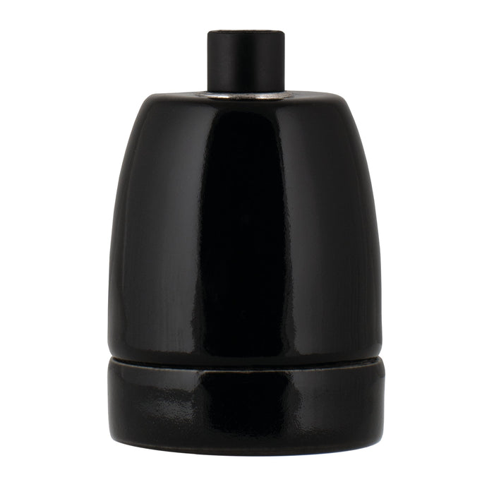 Bailey 139706 - Lampholder Porcelain E27 Black Bailey Bailey - The Lamp Company