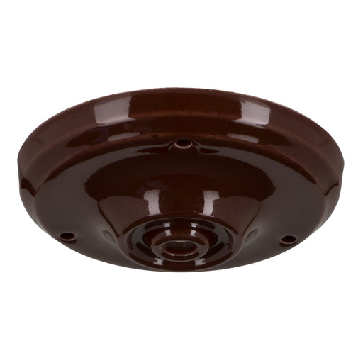 Bailey 139708 - Ceiling Cup Porcelain Brown Bailey Bailey - The Lamp Company