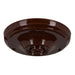 Bailey 139708 - Ceiling Cup Porcelain Brown Bailey Bailey - The Lamp Company