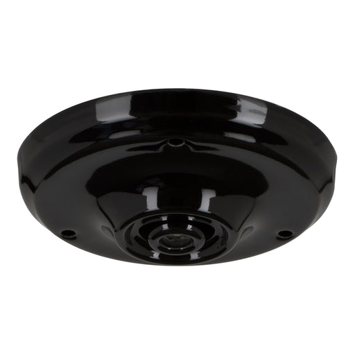 Bailey 139709 - Ceiling Cup Porcelain Black Bailey Bailey - The Lamp Company
