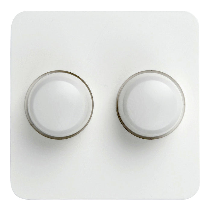 Bailey 140346 - Tradim 03801 Cover+buttons (duo) Berker M2 White Bailey Bailey - The Lamp Company