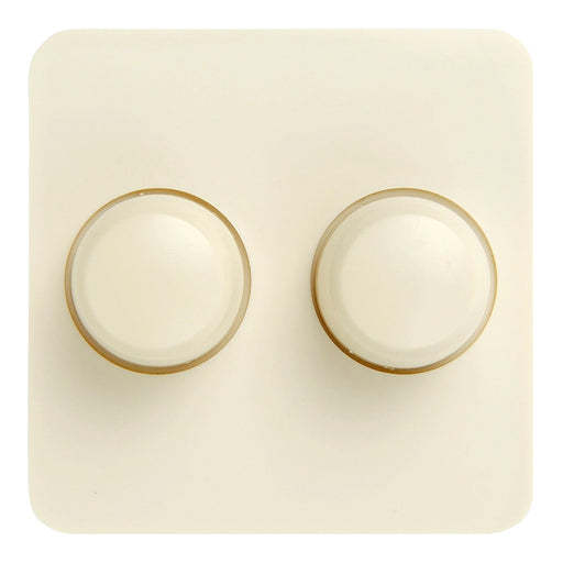 Bailey 140347 - Tradim 03806 Cover+buttons (duo) Berker M2 Cream Bailey Bailey - The Lamp Company