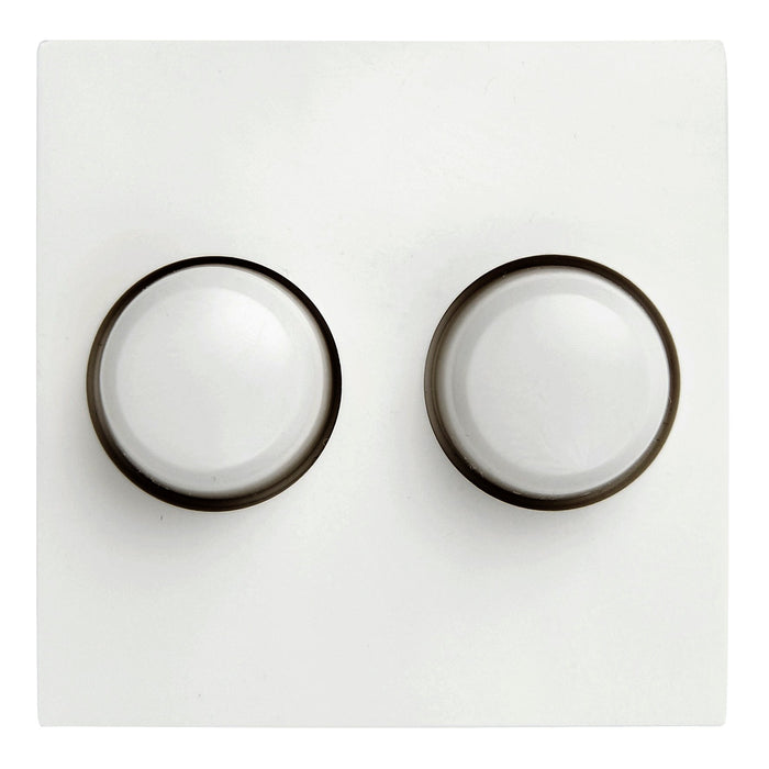 Bailey 140348 - Tradim 03811 Cover+buttons (duo) Berker S1 White Bailey Bailey - The Lamp Company