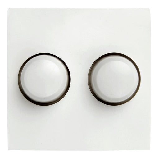 Bailey 140361 - Tradim 0511 Cover+buttons (duo) Peha Badora White Bailey Bailey - The Lamp Company