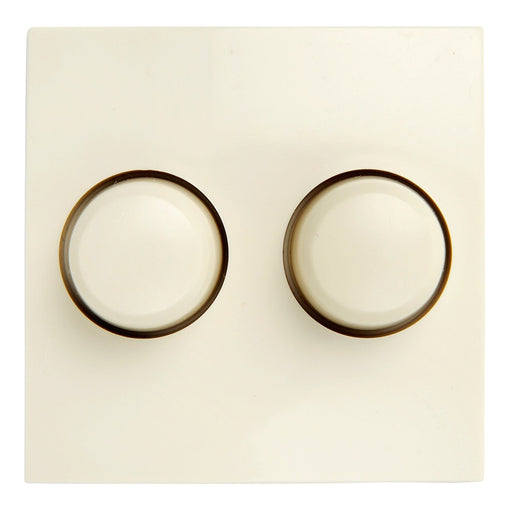 Bailey 140349 - Tradim 03816 Cover+buttons (duo) Berker S1 Cream Bailey Bailey - The Lamp Company