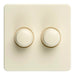 Bailey 140360 - Tradim 0416 Cover+buttons (duo) Peha STD Cream Bailey Bailey - The Lamp Company