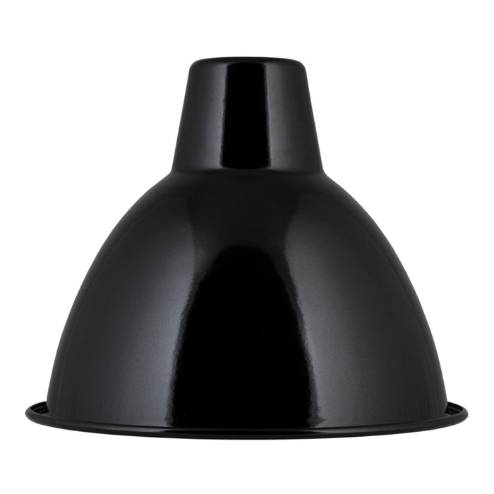 Bailey - 140743 - Enamel Lampshade Dome 250 Black Light Bulbs Bailey - The Lamp Company