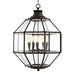 Bailey 140823 - Pendant Barclay L Black Metal Bailey Bailey - The Lamp Company
